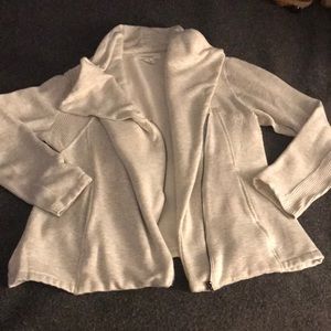 ⭐️Workshop Asymmetrical Zip Up Sweatshirt Size XL